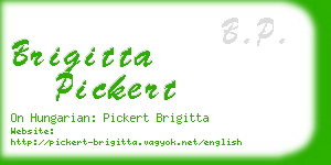 brigitta pickert business card